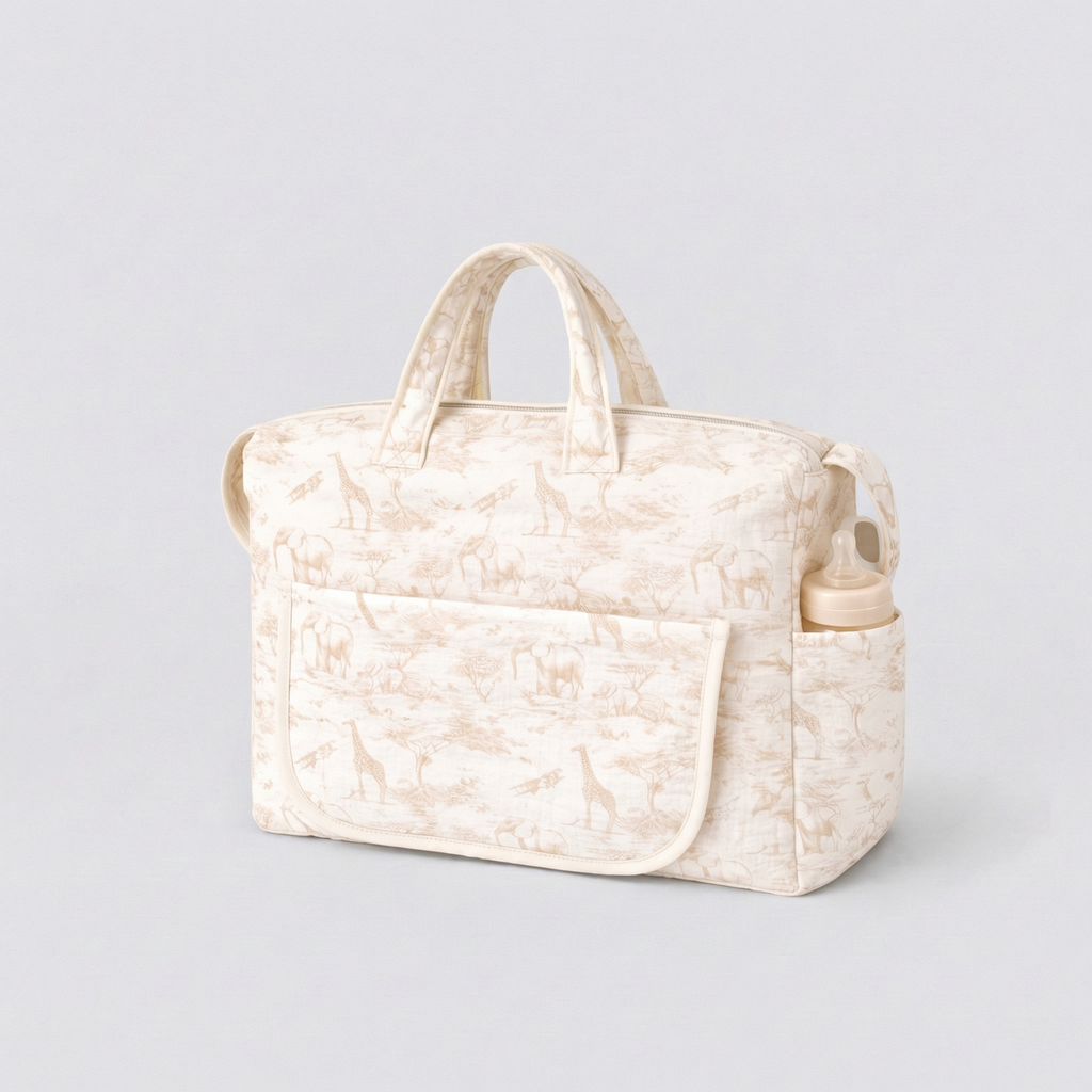 Sac à langer - Toile de Jouy
