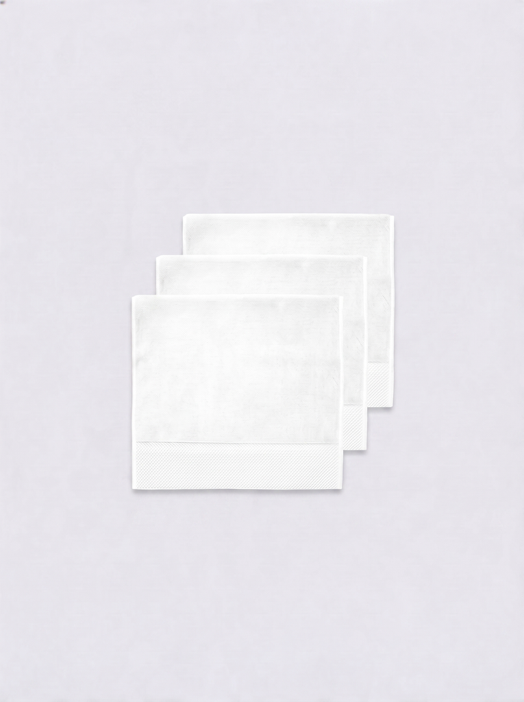 Serviette invité pour femme, coloris blanc – linge de bain personnalisé Nid d'Amour Paris